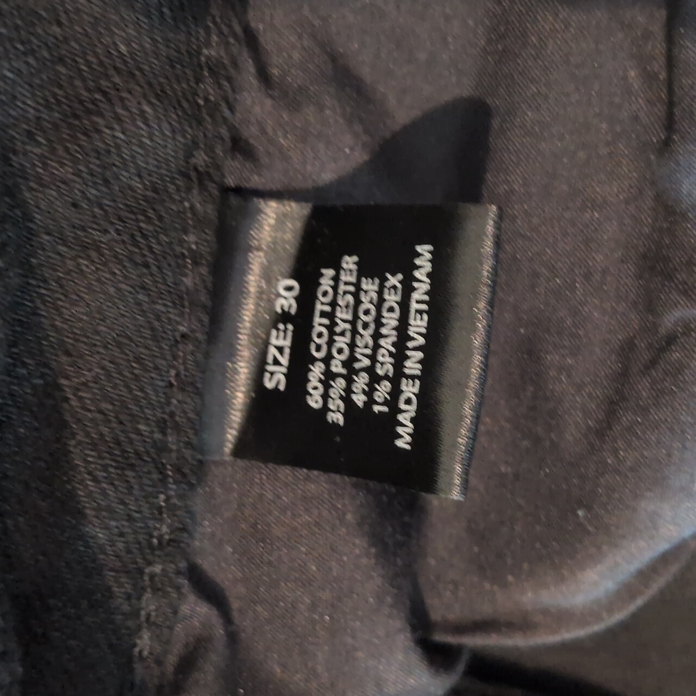 Nova Men Black Distressed Point Of View Skinny Jeans Size 30 - Picture 6 of 12